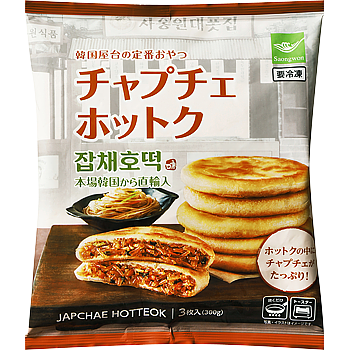 【冷凍】 チャプチェホットク 300g ★韓国から直輸入 【入り数１個】 業務スーパー