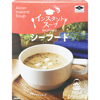 【常温】 インスタントスープ シーフード 3食入 ★タイから直輸入 【ハラール】 【入り数24個】 (ケース売り) 業務スーパー