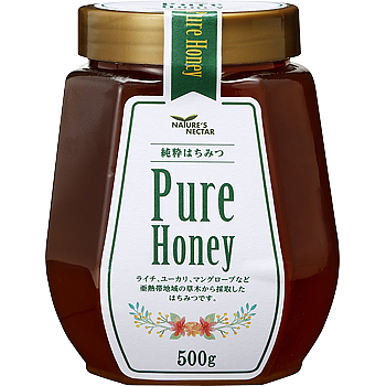 【常温】 純粋はちみつ Pure Honey 500g ★インドから直輸入 【入り数５個】 業務スーパー
