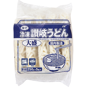 【冷凍】 大盛讃岐うどん 5食入 【入り数１個】 業務スーパー