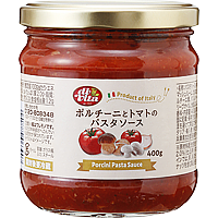ポルチーニとトマトのパスタソース
