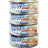 ライトツナフレーク缶(かつお油漬)