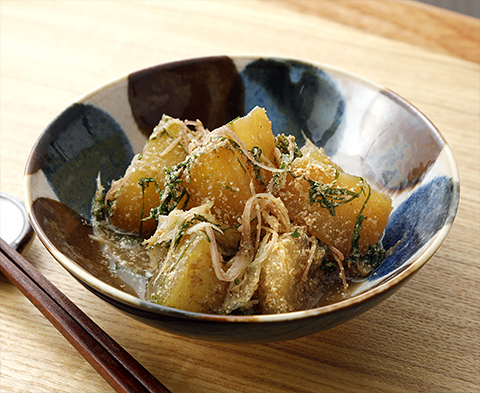 冷やし冬瓜のごま酢あえ